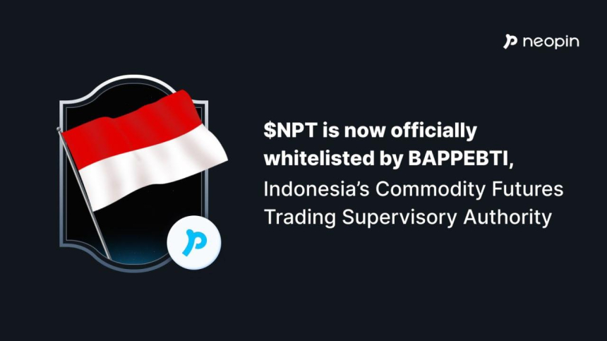 네오핀, 인도네시아 상품선물거래규제국 '화이트리스트' 포함
