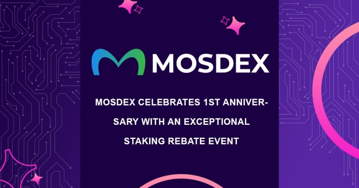  '벌써 1년' 모스덱스(MOSDEX), 1주년 기념 스테이킹 리베이트 이벤트 6월 1일 오픈