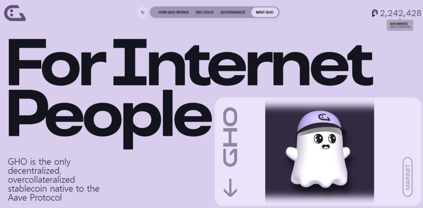 에이브 프로토콜, 알고리즘 스테이블코인 'GHO' 출시