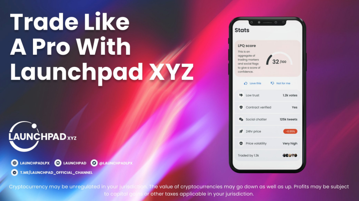  런치패드 XYZ, 트레이더가 차기 PEPE를 찾을 수 있도록 디자인된 신규 웹3 플랫폼