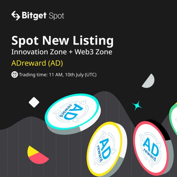  Web3 광고리워드 플랫폼 ADreward(에드리워드)의 AD 토큰 글로벌거래소 Bitget(비트겟)에 상장