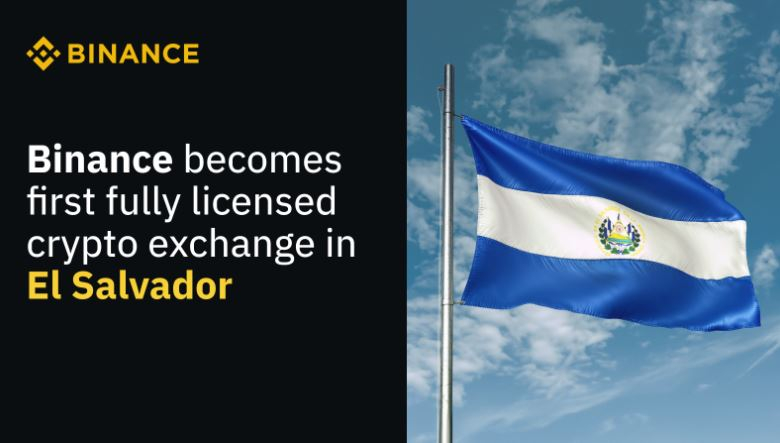  바이낸스, 엘살바도르서 2개 운영 허가 확보