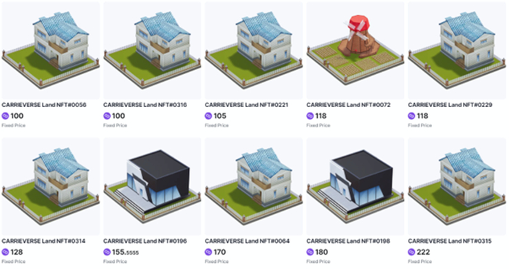  캐리버스, '랜드 NFT' 2차 민팅 진행