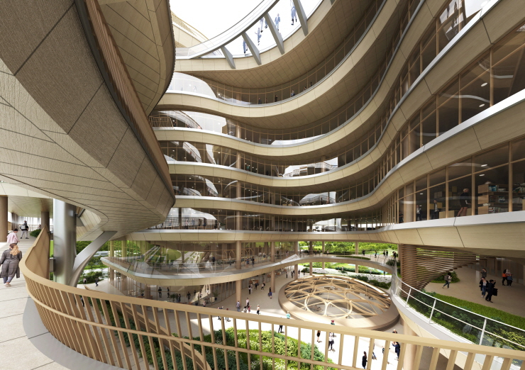  하나금융, '청라 그룹헤드쿼터' 혁신적 사무공간·친환경 디자인으로 미래 선도