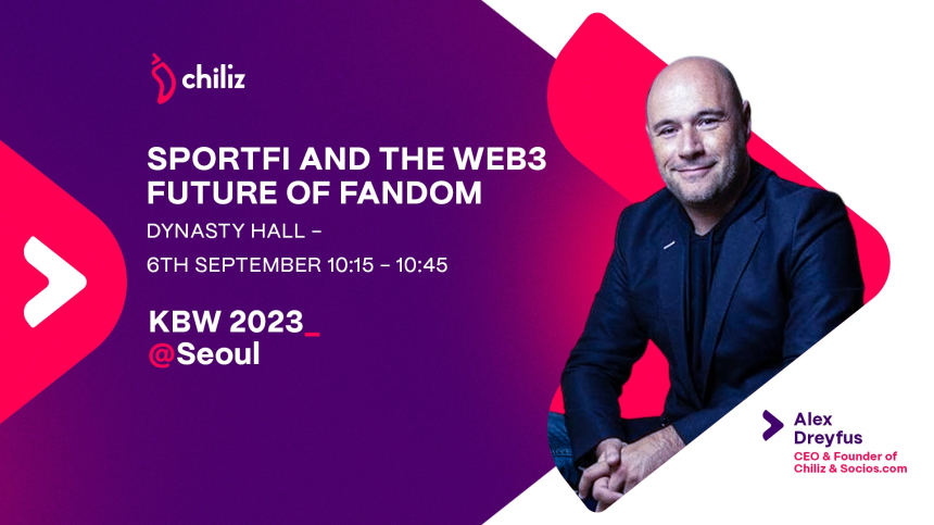  칠리즈(CHILIZ), KBW 2023 참여 