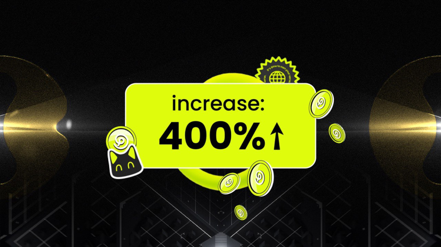  엘뱅크(LBank) 올해 첫 PINs 런치패드, 30분 만에 400% 폭등