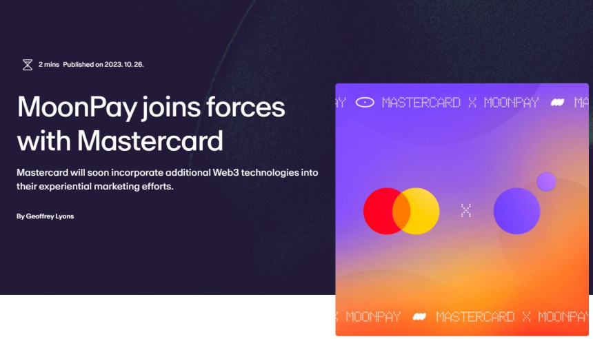 마스터카드X문페이 파트너십 체결...