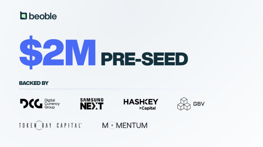  웹3 소셜 플랫폼 '비블(beoble)', 200만 달러 규모 프리시드 투자 유치 성공...삼성넥스트 참여 