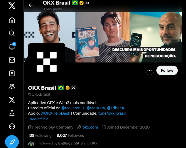  OKX, 브라질 거래소 출범 발맞춰 현지 통화 연동 월렛 출시