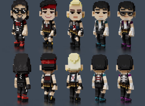  스페이스블록, 더 샌드박스 캐릭터 시장 진출… 3D 캐릭터 ‘메타넛’ 출시