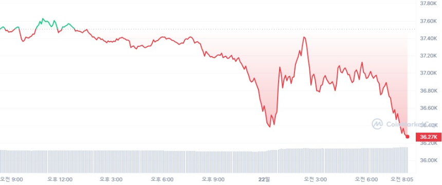  [시세브리핑] 바이낸스 형사 합의에 암호화폐 시장 하락세