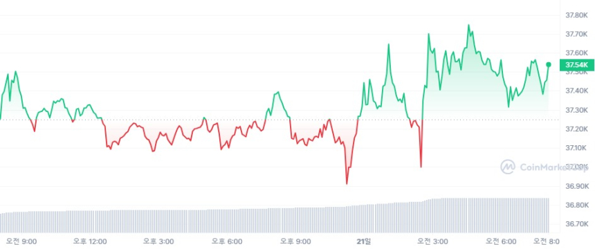  [시세브리핑] 암호화폐 시장 혼조 속 BTC·ETH 상승 흐름 유지
