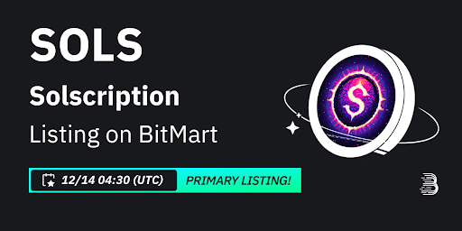  비트마트, 14일 SOLS 상장