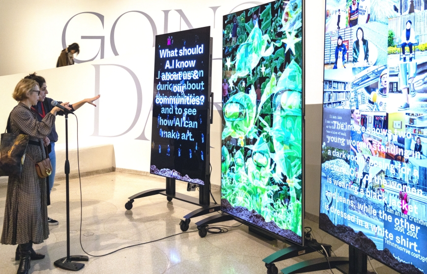  LG 올레드 에보(evo), 세계적인 AI 아티스트와 교감