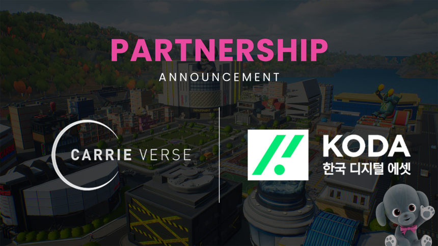  캐리버스, 한국디지털에셧(KODA)와 파트너십 체결