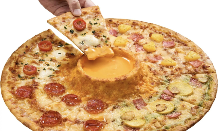  도미노피자 '치즈 볼케이노 피자' 일본 강타