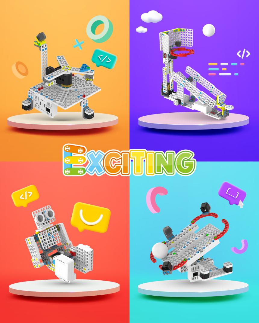  에이럭스, 게임 기반 코딩형 로봇 ‘익사이팅’ 출시 핵심 코딩로봇 제품 ‘프로보 커넥트’ 라인업 대폭 확장