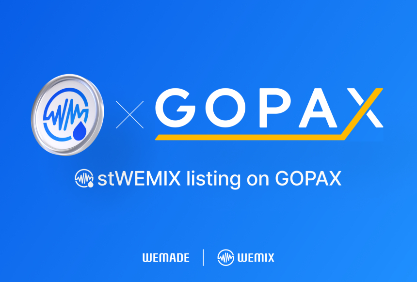  위믹스파이 네이티브 토큰 st위믹스, 국내 가상자산 거래소 ‘고팍스’ 상장