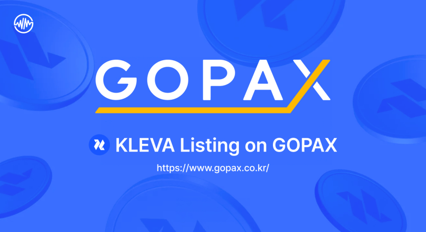  클레바(KLEVA), 고팍스 상장...원화 거래 가능