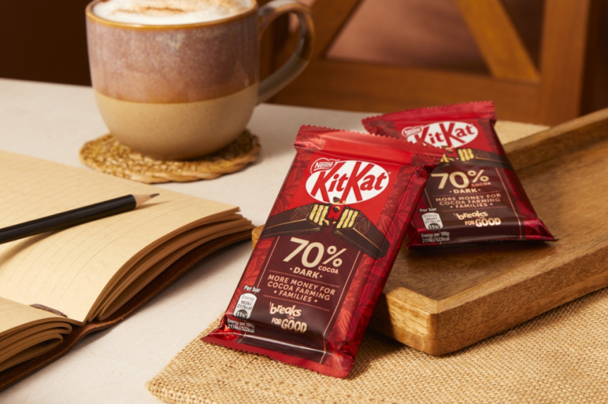  네슬레 킷캣, 70% 다크 초콜릿 출시