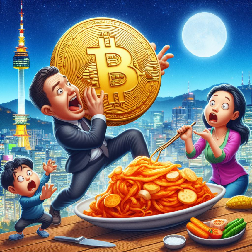  비트코인 한국이 500만원 더 비싸다…'김치 프리미엄 6.84%'