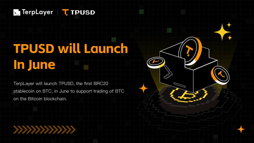  TerpLayer, BTC 거래를 위한 비트코인 네트워크 최초 BRC20 스테이블코인 TPUSD 출시