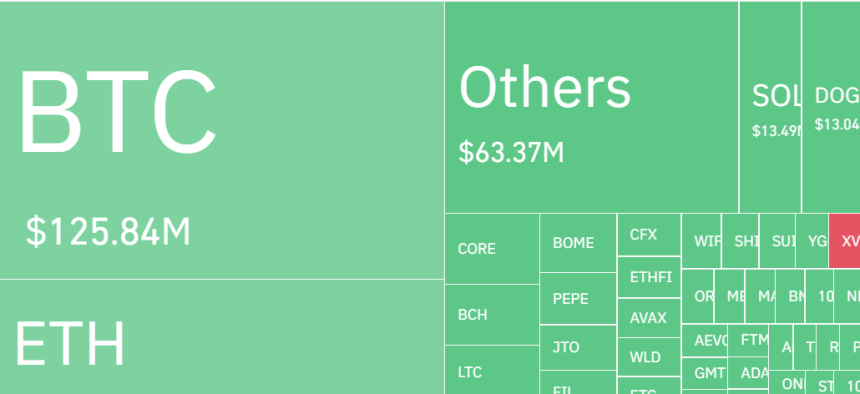  암호화폐 레버리지 포지션 하루 4050억원 청산...롱 비중 79%