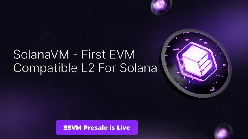  솔라나를 위한 최초의 EVM 호환 L2, 솔라나VM...40만 달러 이상의 프리세일 모금