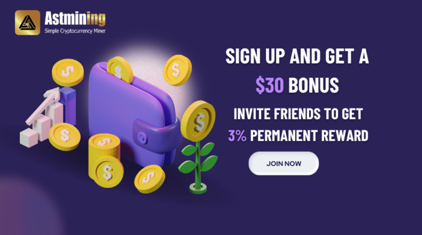  AST 마이닝: 무료 클라우드 마이닝으로 암호화폐를 획득하세요.