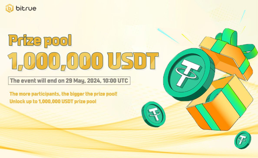  글로벌 암호화폐 거래소 비트루(Bitrue), 총 100만 USDT 상당 이벤트 개최