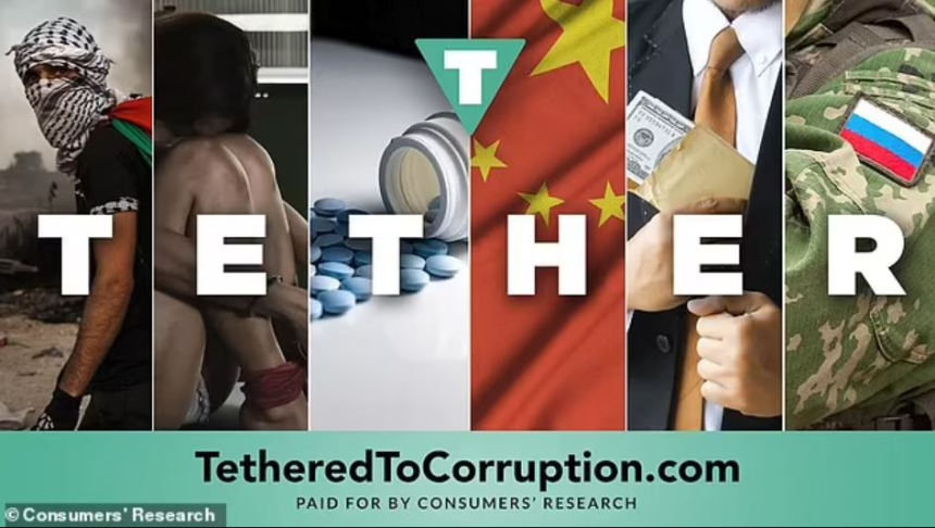 미 비영리 단체, 테더 비판하는 수백만 달러 광고 캠페인 시작