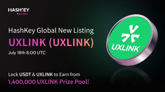  해시키 글로벌, 4번째 런치풀 출시: UXLINK (UXLINK) - USDT 및 UXLINK 락업하여 1400000 UXLINK 상금 풀에서 획득