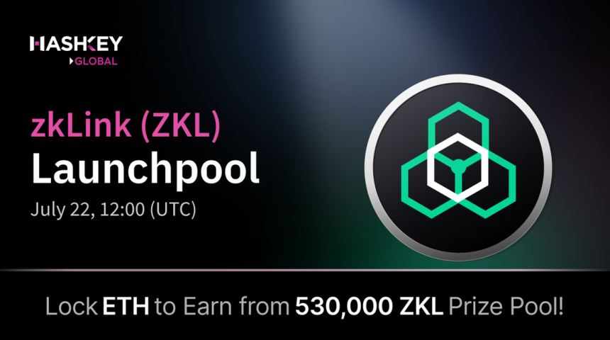  해시키 런치풀이 zkLink(ZKL)를 출시: 530,000 ZKL부터 적립할 수 있는 이더리움 락킹