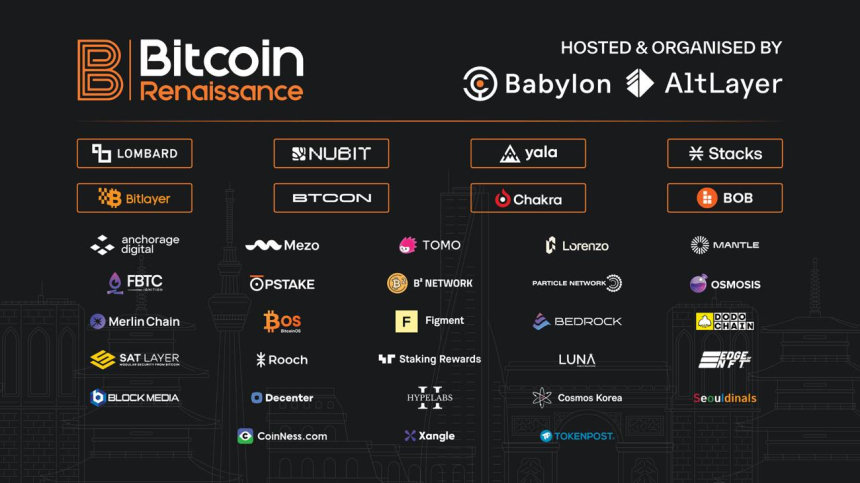  비트코인 르네상스: 대한민국 서울에서 선구적인 사고 리더십 서밋 개최