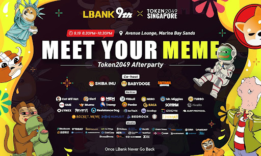  LBank 'Meet Your Meme' TOKEN2049 Afterparty행사 성공적으로 개최