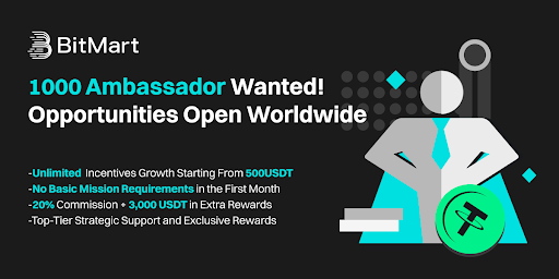  비트마트, 최대 20만 USDT 보상 제공하는 ‘Futures Ambassadors 캠페인’ 시작