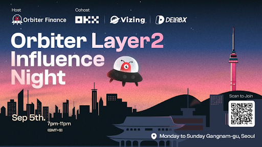  Orbiter Finance, KBW 2024에서 'Orbiter Layer 2 Influencer Night' 동안 성공적인 첫 오프라인 에어드랍