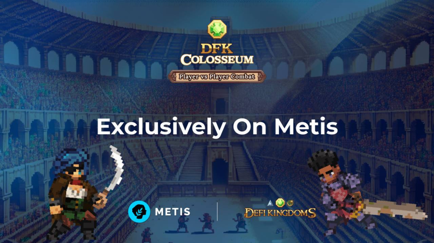  DeFi Kingdoms, 메티스에서 PvP 콜로세움 공식 출시… 웹3 게임 생태계의 새로운 혁신 예고