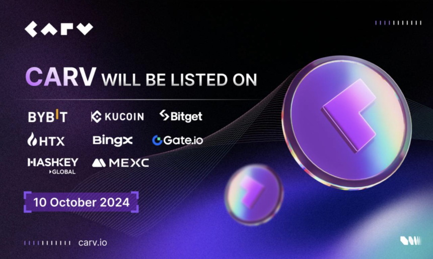  카브(CARV), 네이티브 유틸리티 토큰 $CARV 출시…데이터 소유권 혁신 본격화