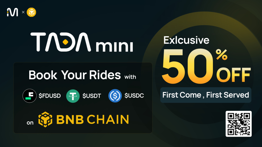  엠블 '타다 미니(TADA mini), BNB 체인 기반 스테이블코인 결제 지원 시작