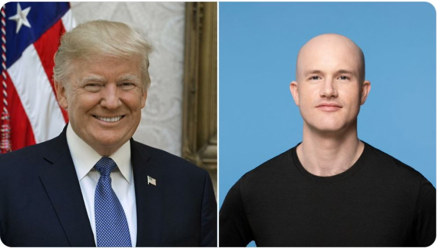 도널드 트럼프 대통령 당선인, 코인베이스 CEO 만나 '인선' 논의