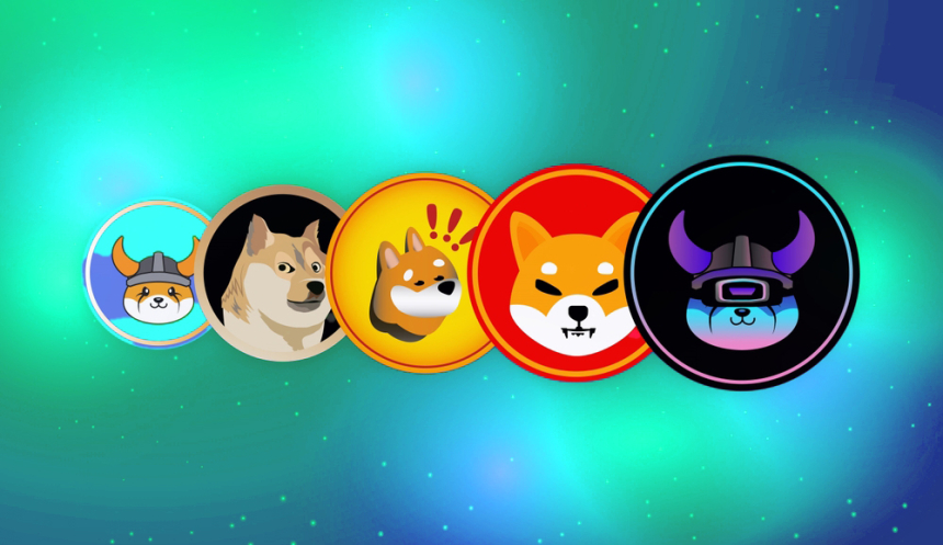 밈코인 시장, 높은 변동성에도 한달동안 시총 2배 급등