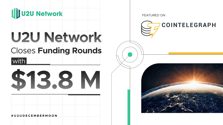  U2U 네트워크, 1,380만 달러 투자 유치… DePIN 혁신 가속화