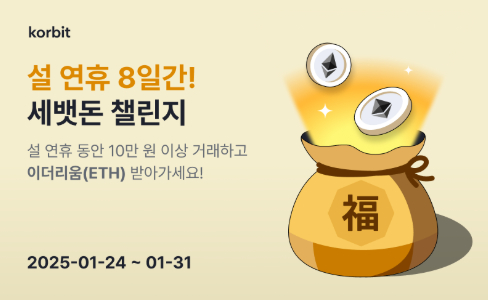  코빗, 설 연휴 세뱃돈 챌린지 이벤트 실시