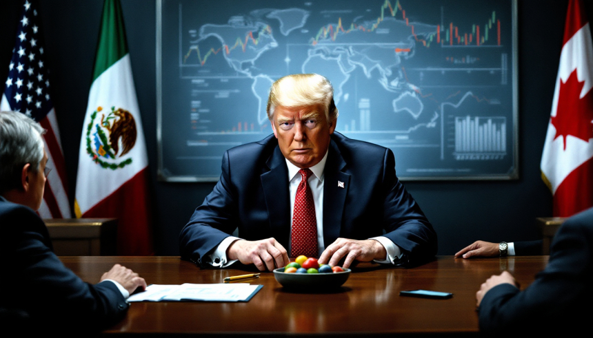 트럼프, 멕시코·캐나다 고율 관세 부과 30일간 유예… 북미 경제 긴장 완화