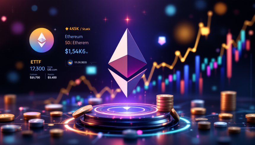  21셰어스, 이더리움 ETF에 스테이킹 추가 추진… ETH 3.5% 급등