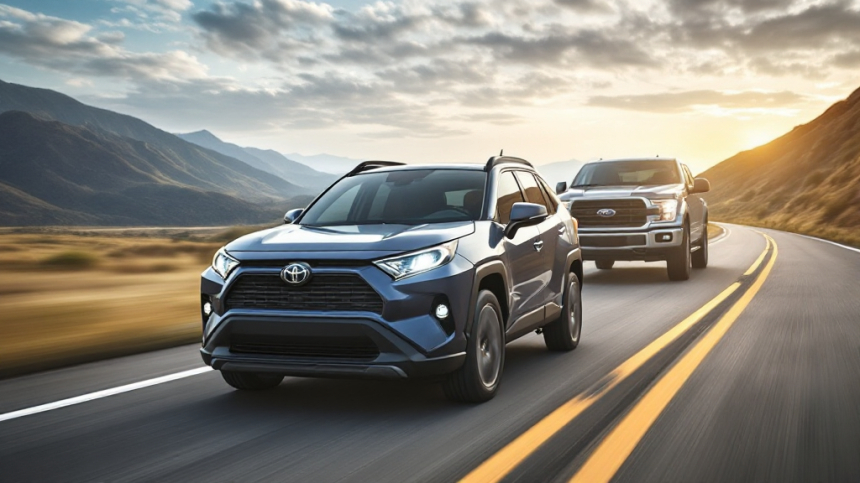 포드 F-150, 50년 만에 미국 최다 판매 타이틀 상실… 토요타 RAV4에 밀려