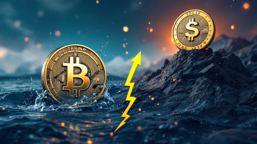  트럼프 밈코인(TRUMP) 폭락… 반면 솔락시(SOLX)는 1,900만 달러 ICO 돌파