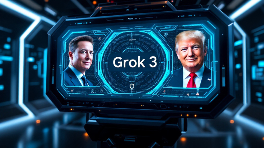 일론 머스크의 AI '그록 3', 트럼프 비판 검열 논란