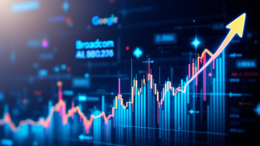  브로드컴 주가 급등…구글의 750억 달러 AI 투자 효과